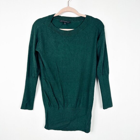 White House Black Market Dresses & Skirts - 2/$30 White House Black Market Blouson Sweater Dress Pullover Jade XS #A0736